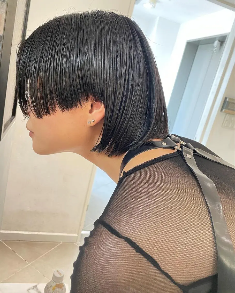 ショート ショートヘア カット トリートメント 村上雅人 ナチュラルモードのヘアスタイル