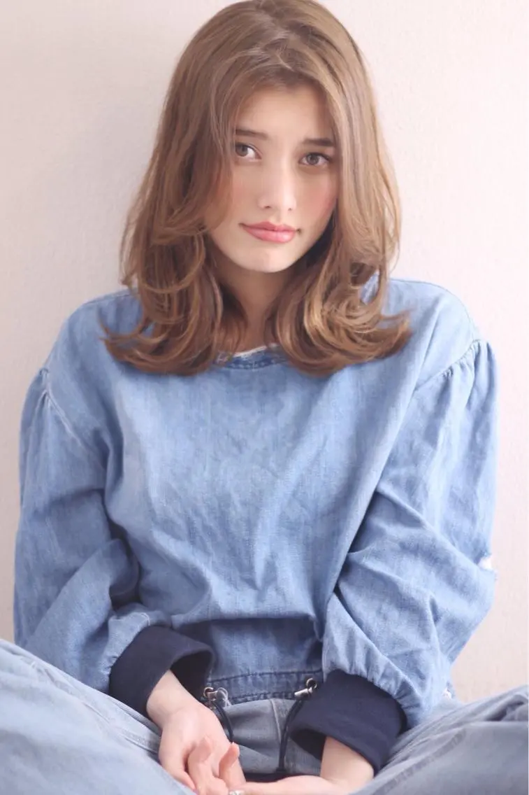 ロング カラー 寺尾 迅平のヘアスタイル