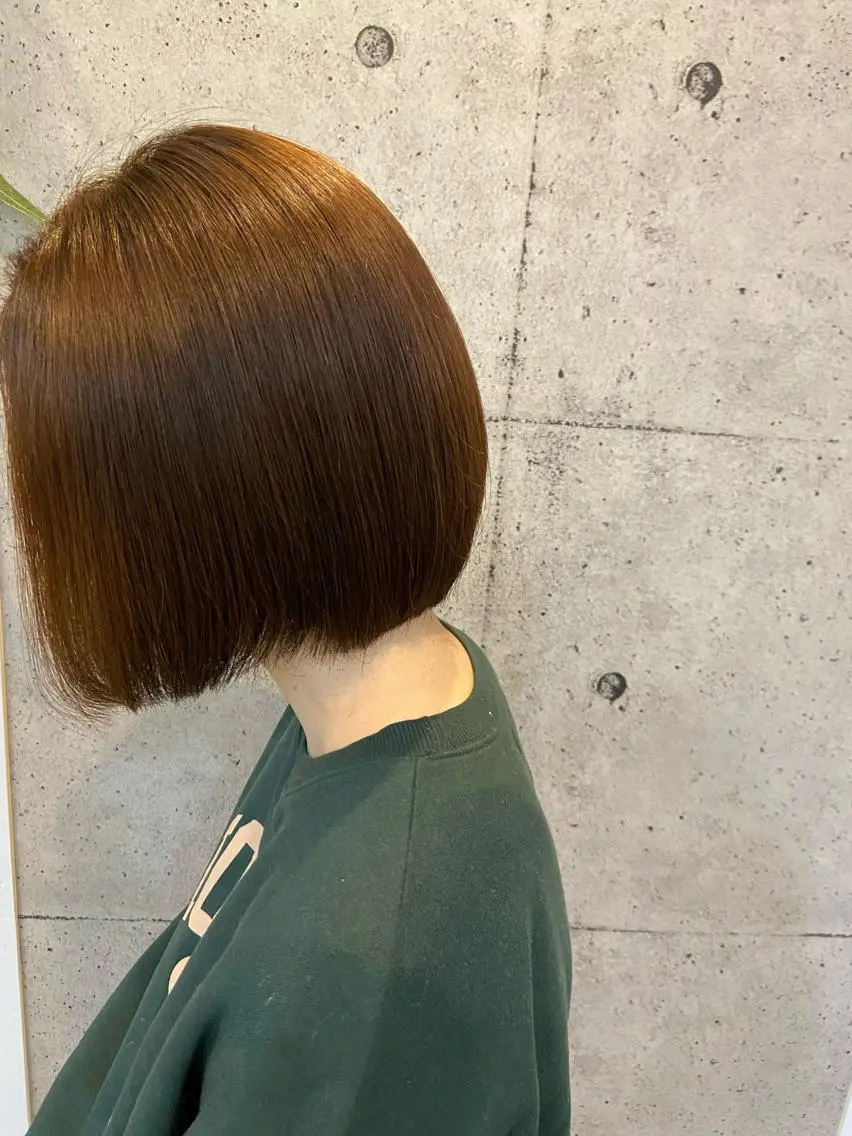 ショート カラー トリートメント 縮毛矯正 トリートメント 似合わせhair🌼 misakiのヘアスタイル