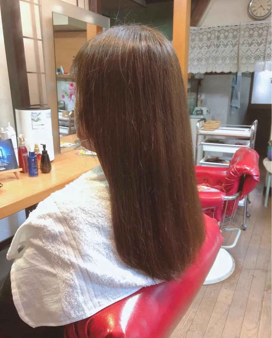 ロング 髪質改善 トリートメント カット トリートメント ヘッドスパ ⚽️日本代表お疲れ様 感動ありがとうのヘアスタイル