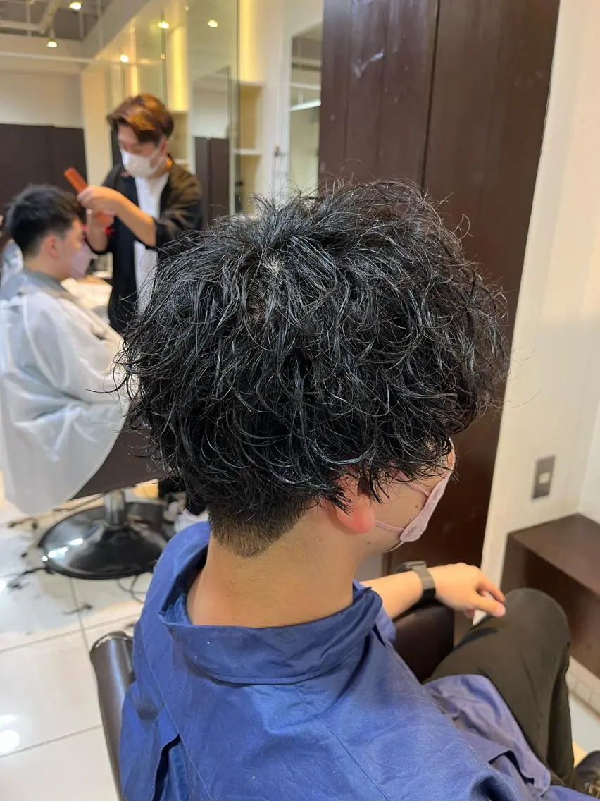 パーマ メンズ カット パーマ カ レラのヘアスタイル