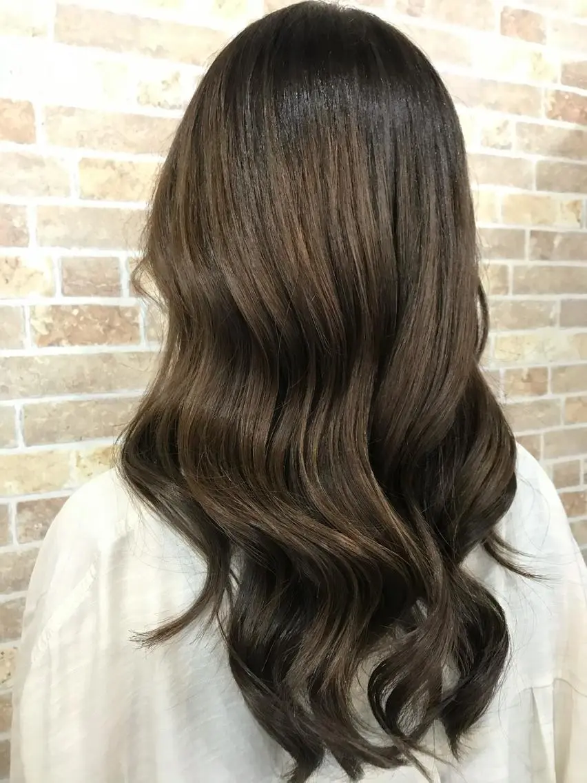 ロング カラー カット ヘアカラー トリートメント ヘアセット ✨髪質改善特化サロン ✨グシユキヤ✨のヘアスタイル