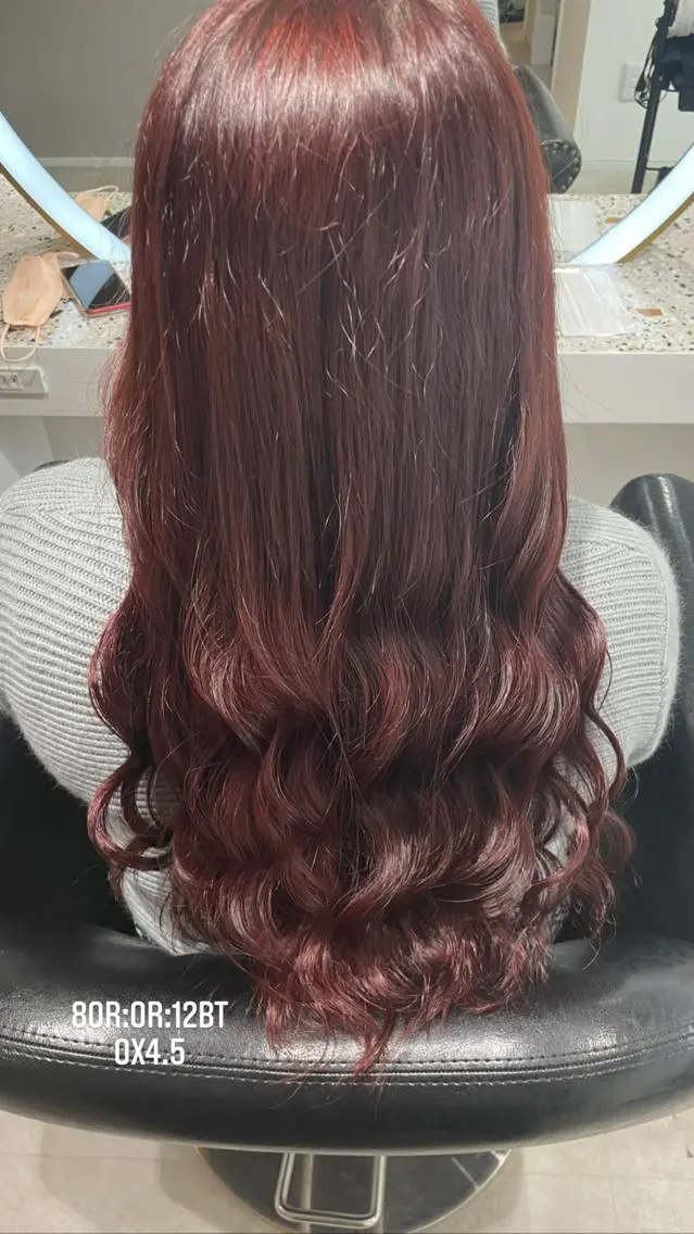 ロング トリートメント 大山 まどかのヘアスタイル