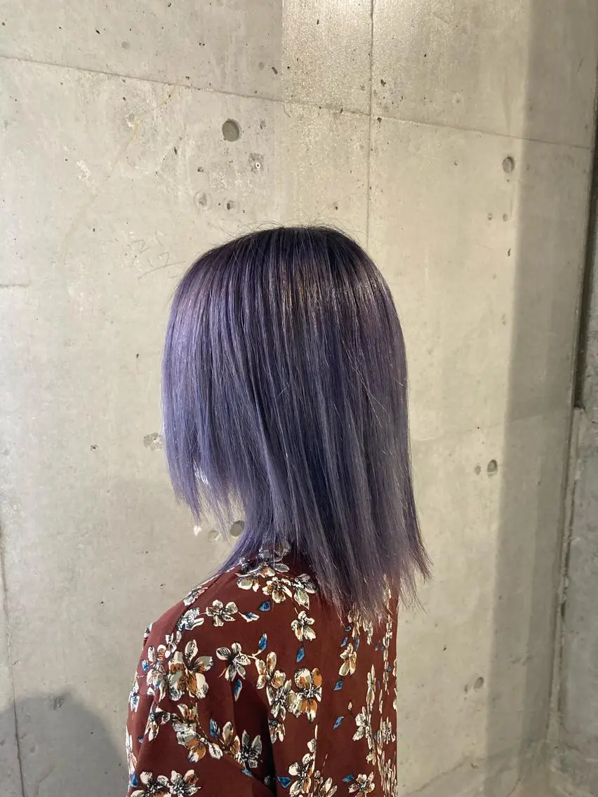ショート カラー ブリーチ ケアブリーチ 髪質改善.縮毛矯正 ×韓国ヘアyukiのヘアスタイル