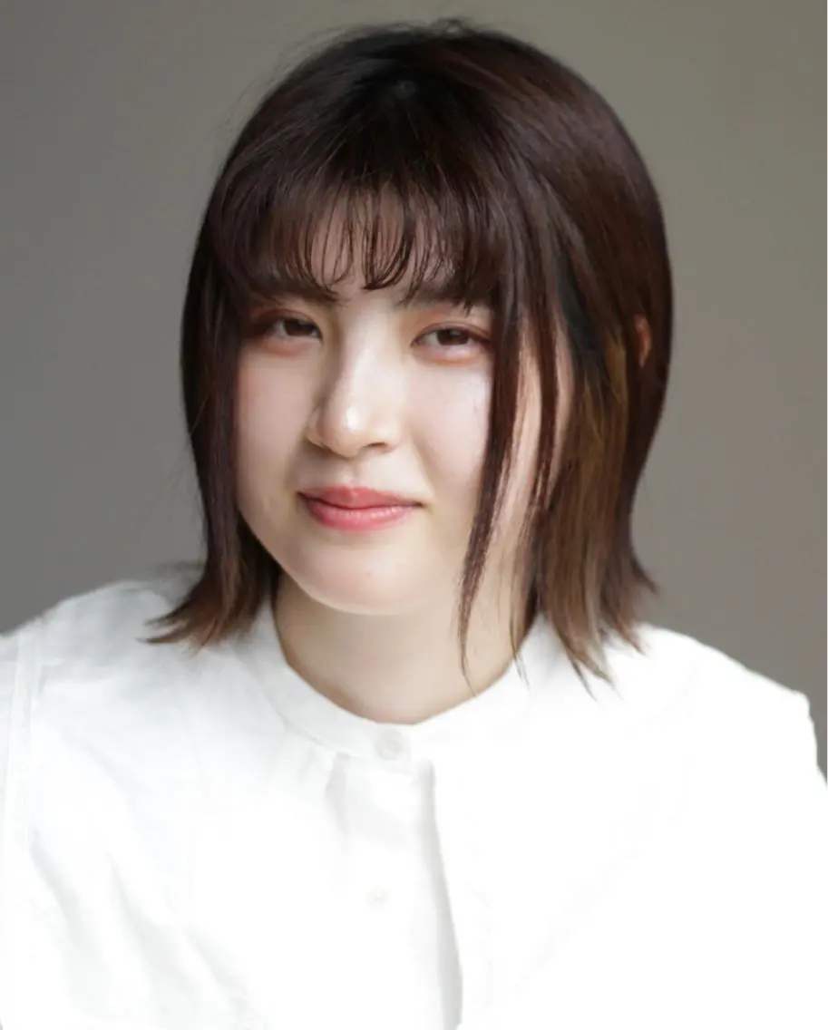 ミディアム カラー カット ヘアカラー 山本 尚輝のヘアスタイル