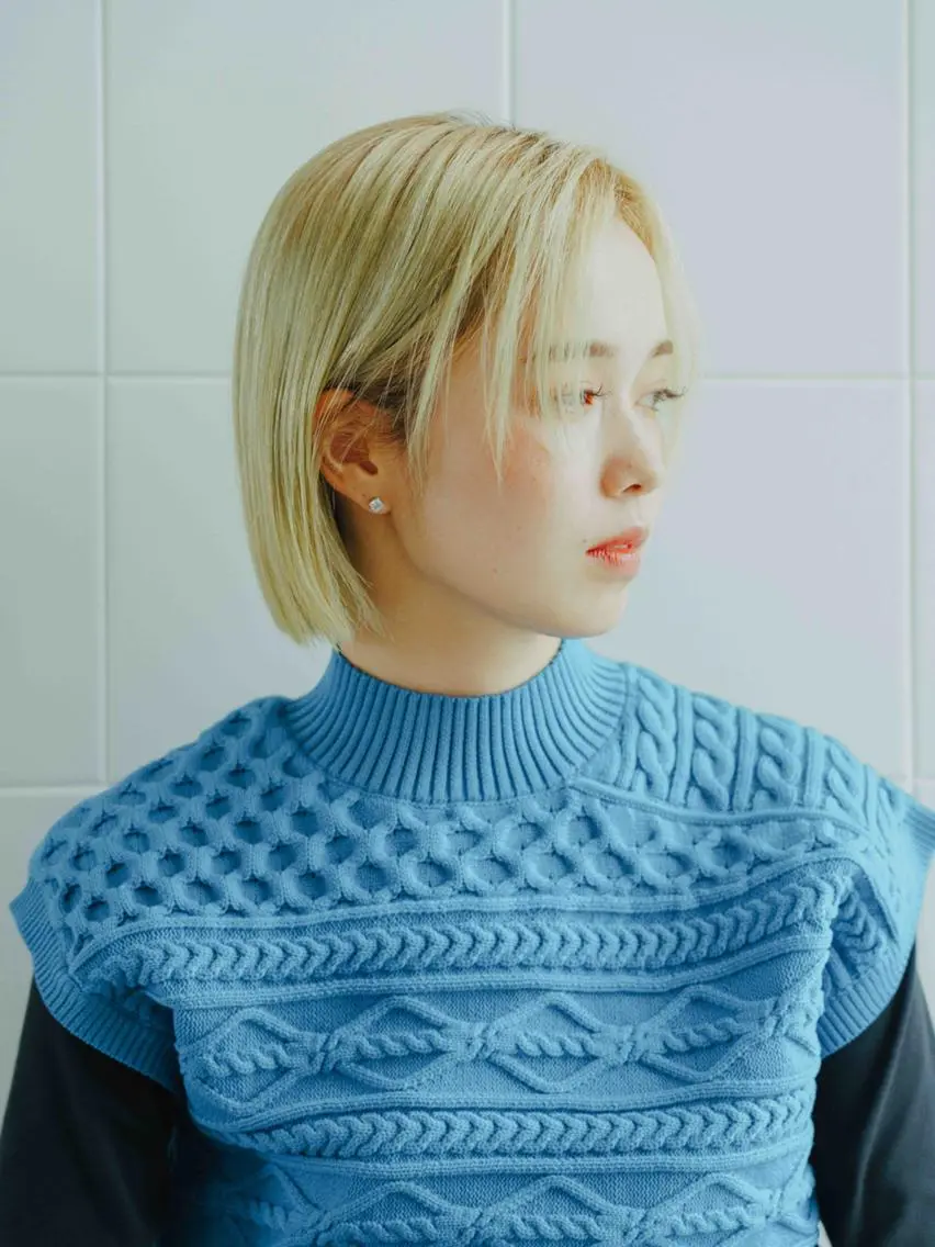 カラー 竹廣 春奈のヘアスタイル