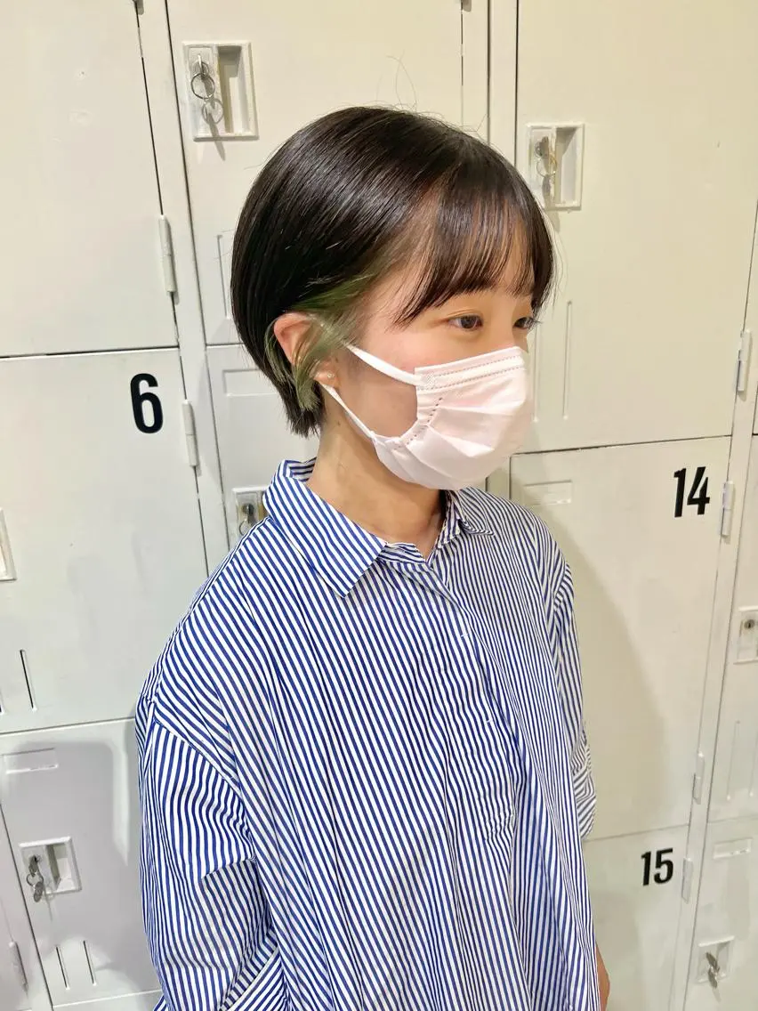 ショート 石井 菜々のヘアスタイル