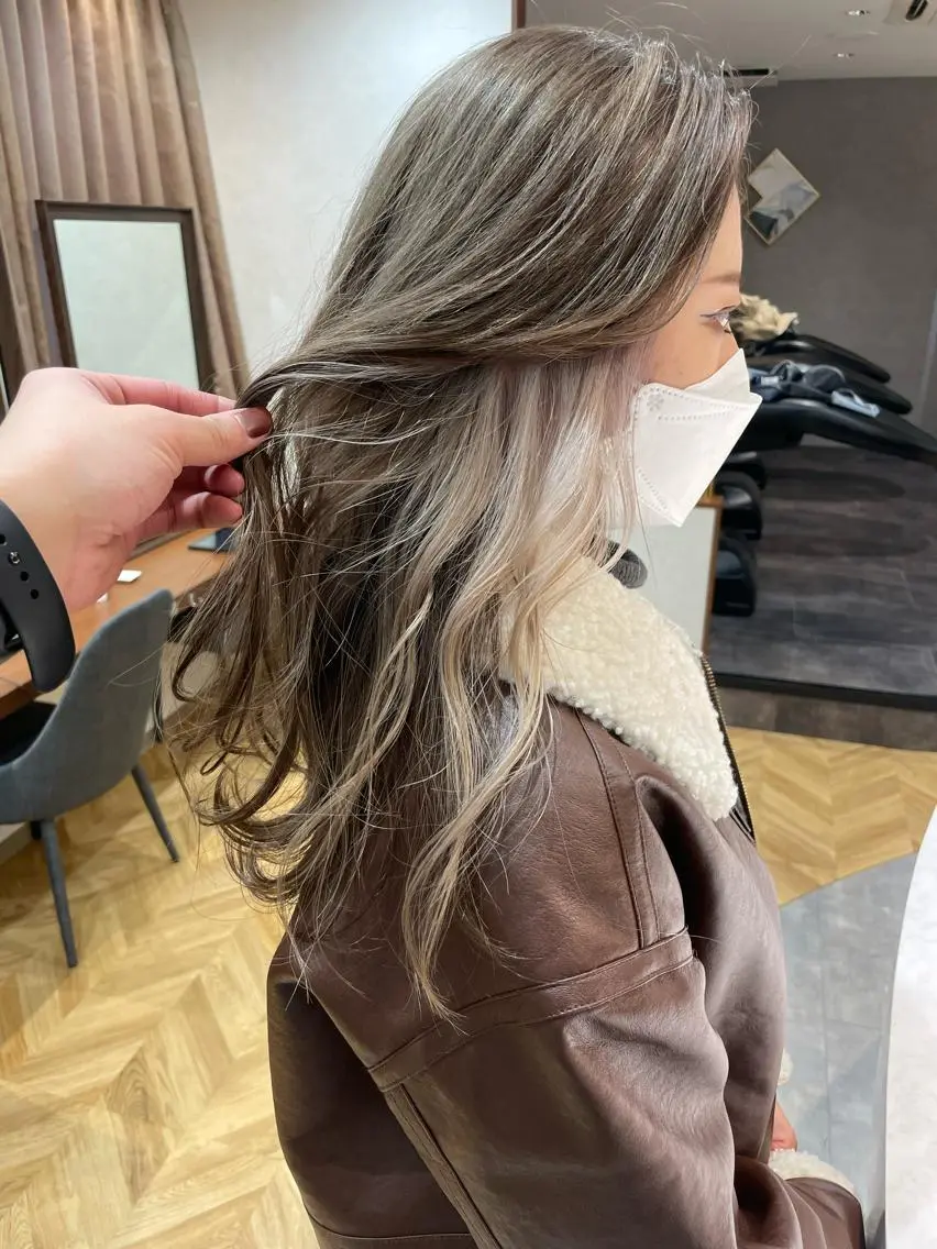 セミロング 塚本 征也のヘアスタイル