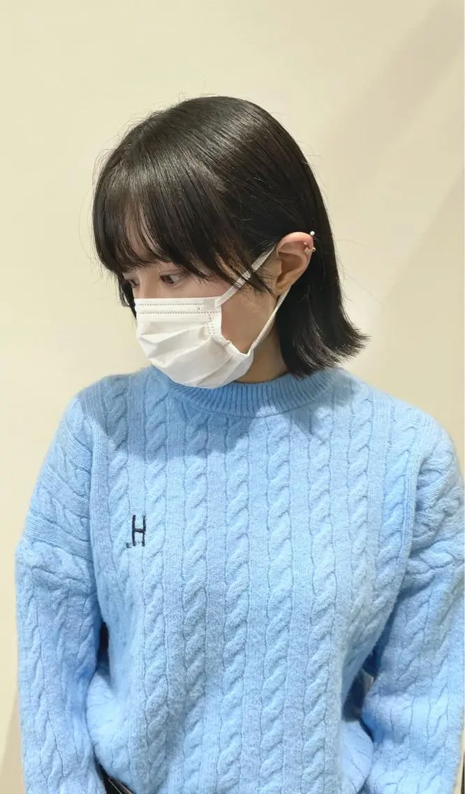 ミディアム カット ヘアカラー 【美容室が苦手な方 専問美容室】MIHOのヘアスタイル