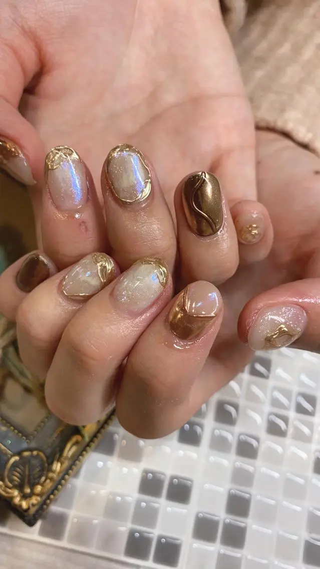 ネイル ニュアンスネイル nailist yuiのネイルデザイン