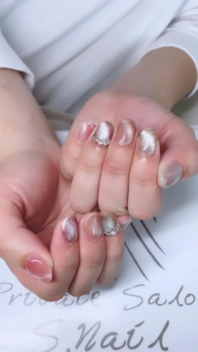 ネイル 西大分S.Nail 𓏲⋆🪸.⋆⸜🫧のネイルデザイン