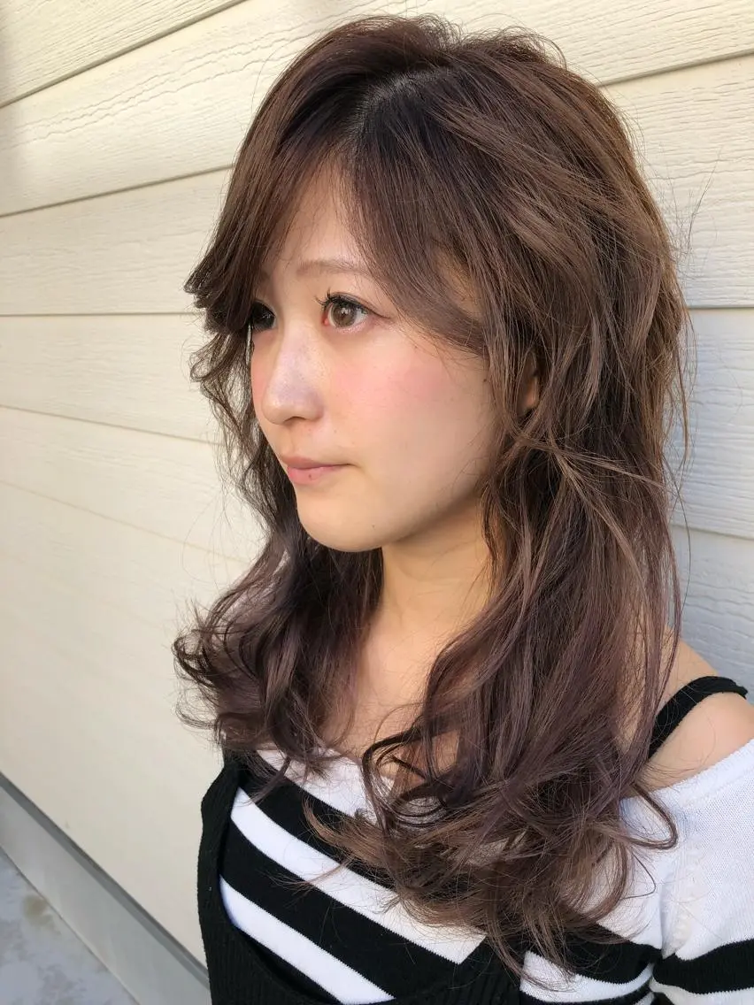 ロング カラー ✨髪質改善🎨 杉本賢人のヘアスタイル