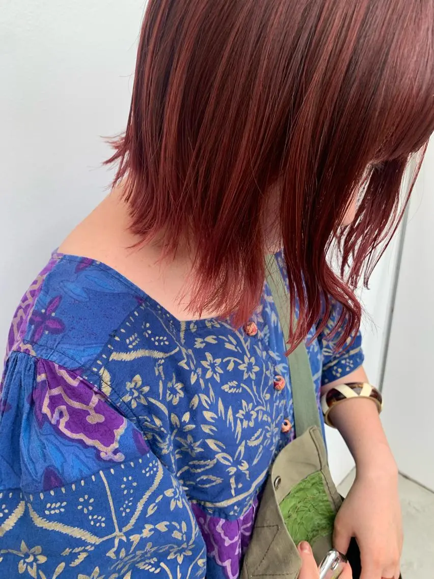 ショート カット 名駅🦢大人艶カラー 🪽カミヤアカネのヘアスタイル
