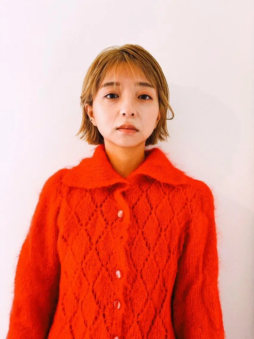 カラー ショート パーマ ショートボブ アディクシーカラー ブリーチ ケアブリーチ デザインカラー CEINE PATHのヘアスタイル