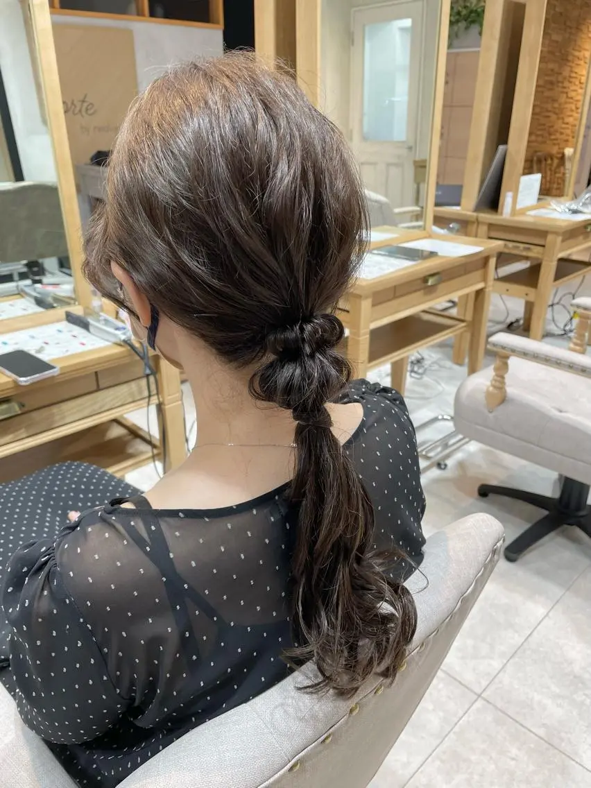 ヘアアレンジ ヘアセット 白井 雪乃のヘアスタイル