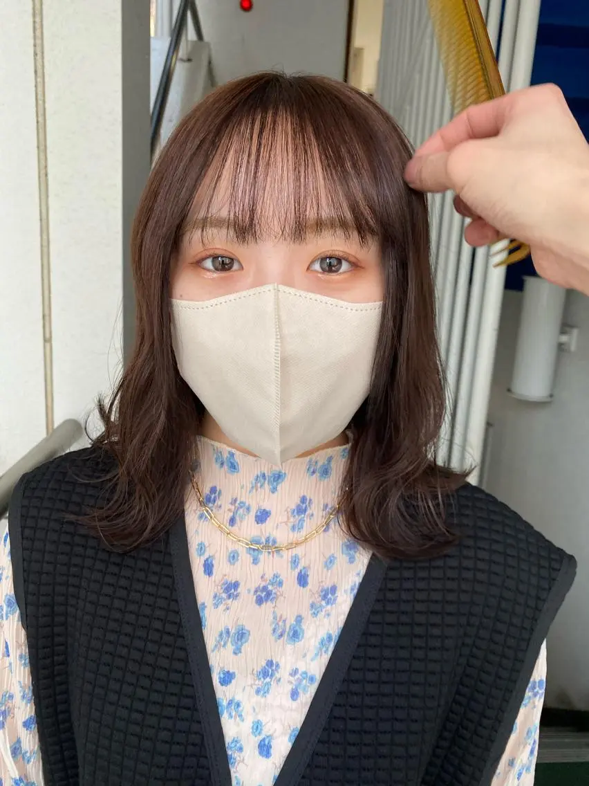 ミディアム カラー 無料カットモデル募集 🌱ひょうがのヘアスタイル