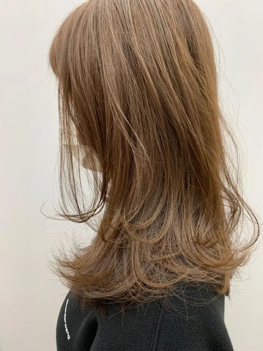 セミロング 縮毛矯正×髪質改善 店長　DAITOのヘアスタイル