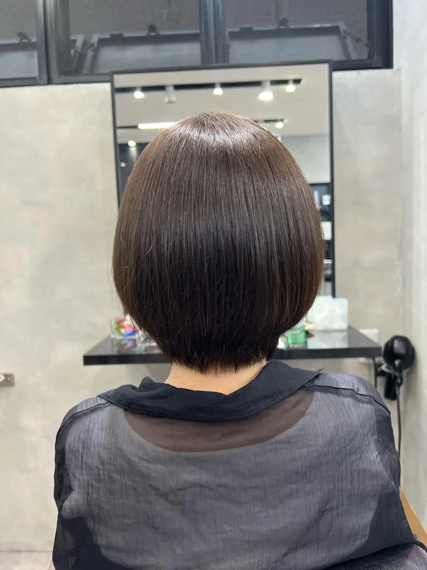 ショート カラー ヘアアレンジ 個室で似合わせ好印象 🧡外山弥千代のヘアスタイル