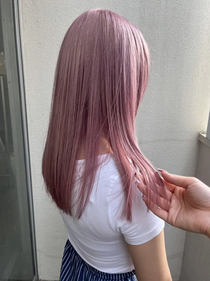 ロング カラー カット ヘアカラー ﾊｲﾄｰﾝ/ｼｮｰﾄ 村上淳乃🐥のヘアスタイル