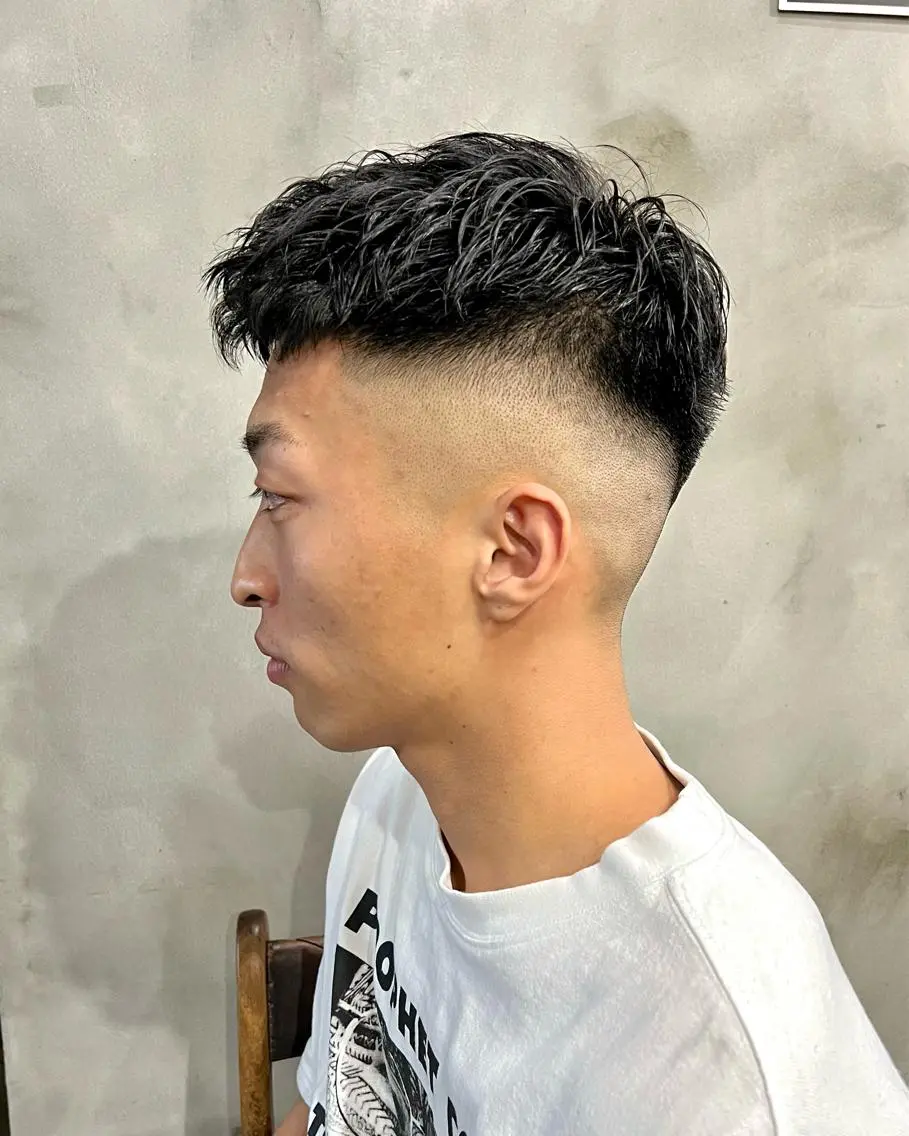 ショート パーマ メンズ カット パーマ トリートメント 木村陸弥🌿似合わせ 再現性メンズヘアのヘアスタイル