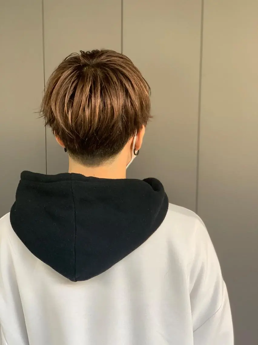 ショート メンズ マッシュ ＳＨＵ ＮＴＡのヘアスタイル