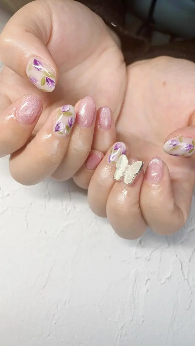 ネイル ハンドネイル LaLa Peach 福岡のマツエク・マツパデザイン