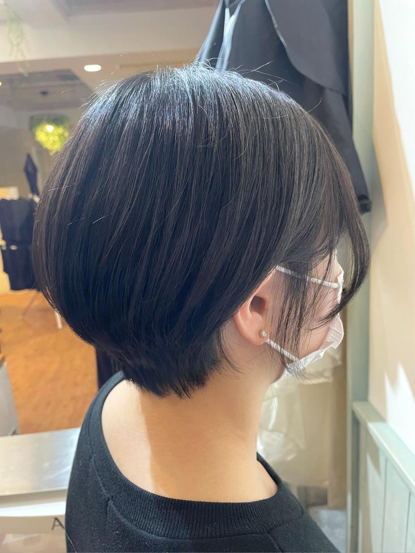 ショート ショートボブ ボブ ショートヘア カット トリートメント 🐤 ゆい🐓のヘアスタイル