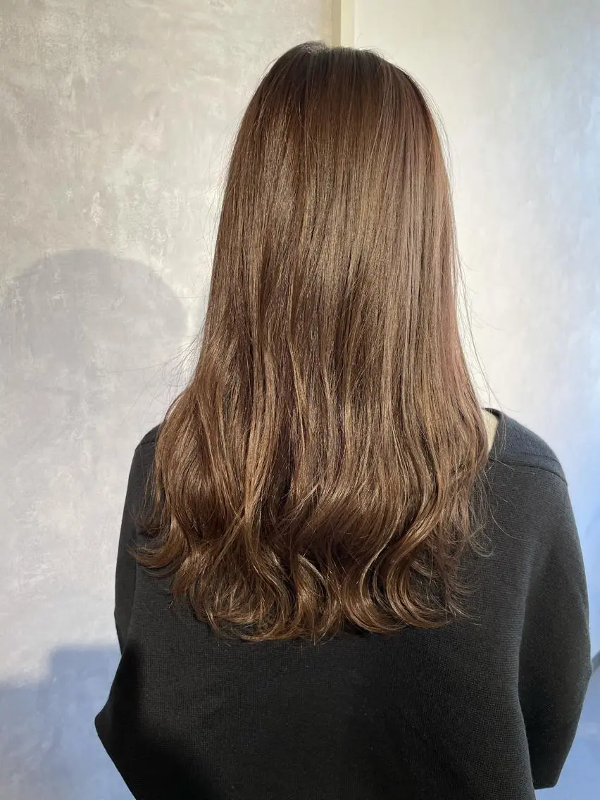 ロング ヘアカラー トリートメント 【髪質改善】 川津翔太のヘアスタイル