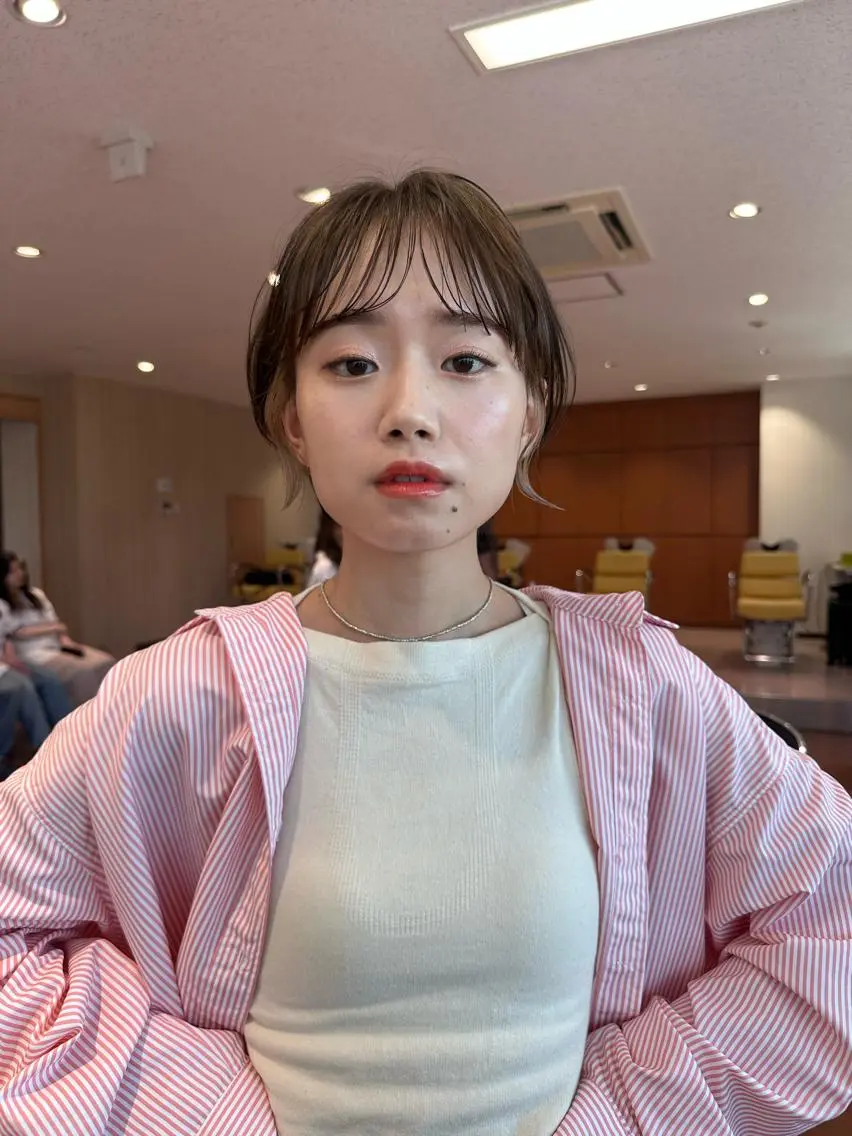 ショート カラー カット ヘアカラー トリートメント ◎モチマル チアキ◎のヘアスタイル