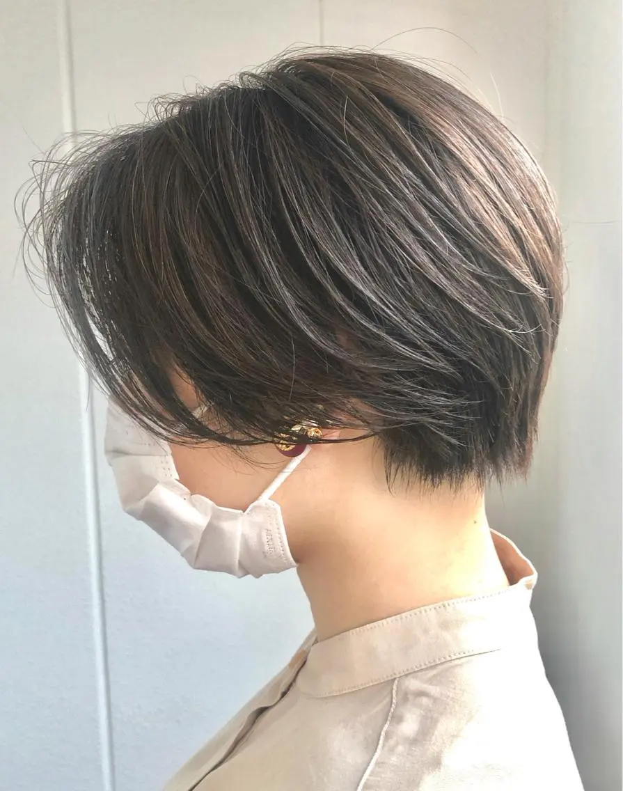 ショート カラー ハンサムショート 似合わせカット ショートヘア ショート、ボブ撮影 モデル募集のその他イメージ