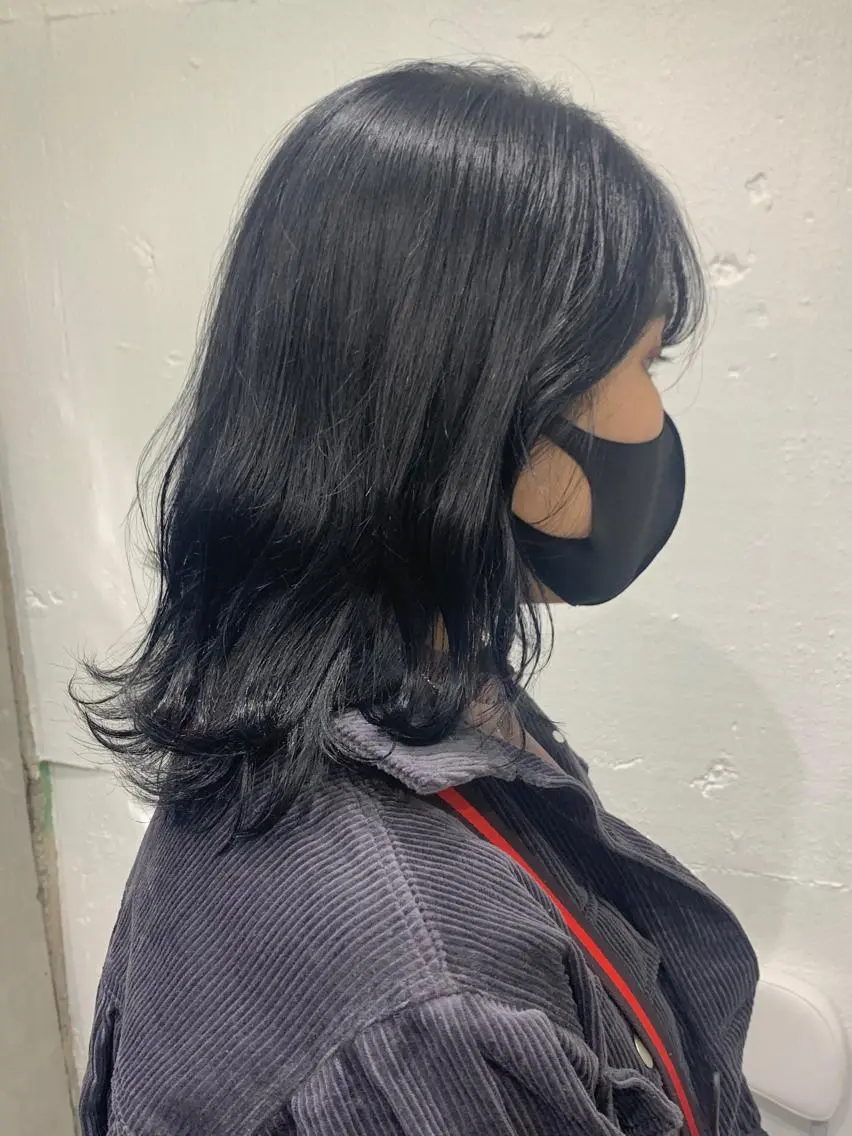 ミディアム カラー ヘアアレンジ 憧れの艶ハイトーンへ 🌙サイダサキのヘアスタイル
