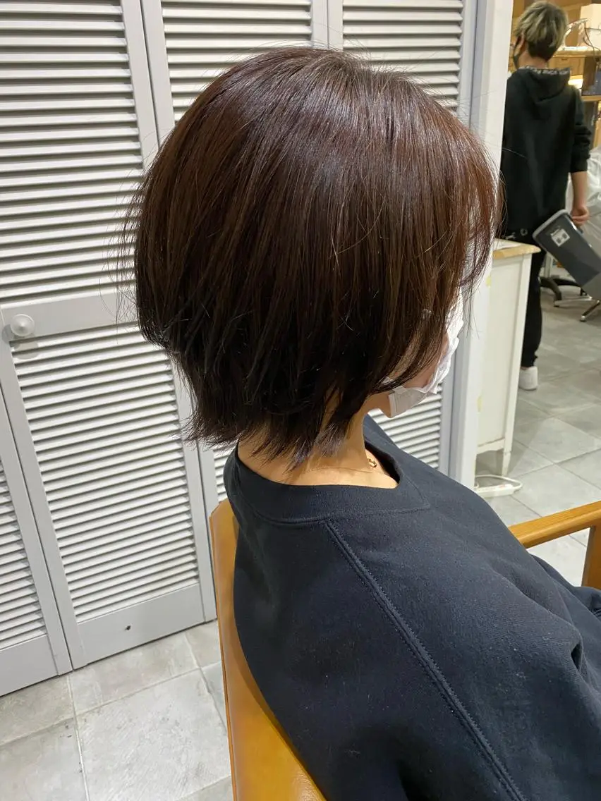 ショート カラー ウルフカット カット ヘアカラー SHIAN立川　及川 17時〜限定のヘアスタイル