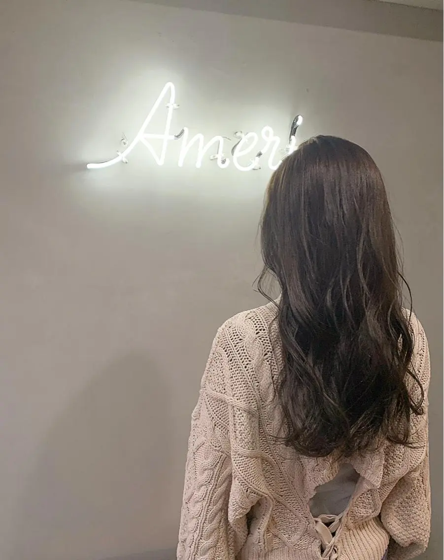 ロング カラー アッシュ バレイヤージュ ベージュカラー ブリーチ ブラウンカラー 🇺🇸海外レイヤー /カラーGOのヘアスタイル