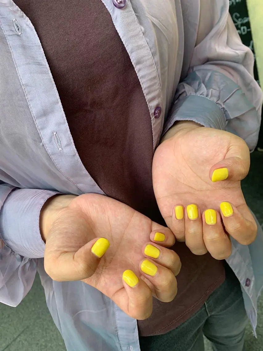 ネイル ハンドネイル なぽ ❤︎長さだし / 韓国nailのネイルデザイン