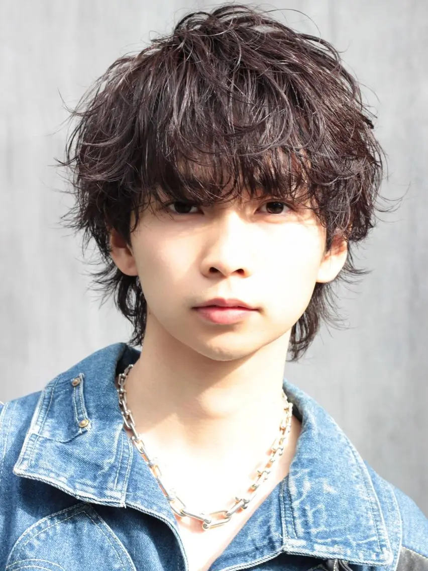 ショート カラー パーマ メンズ カット ヘアカラー トリートメント 🐺韓国風メンズ特化 あさひ🐺のヘアスタイル