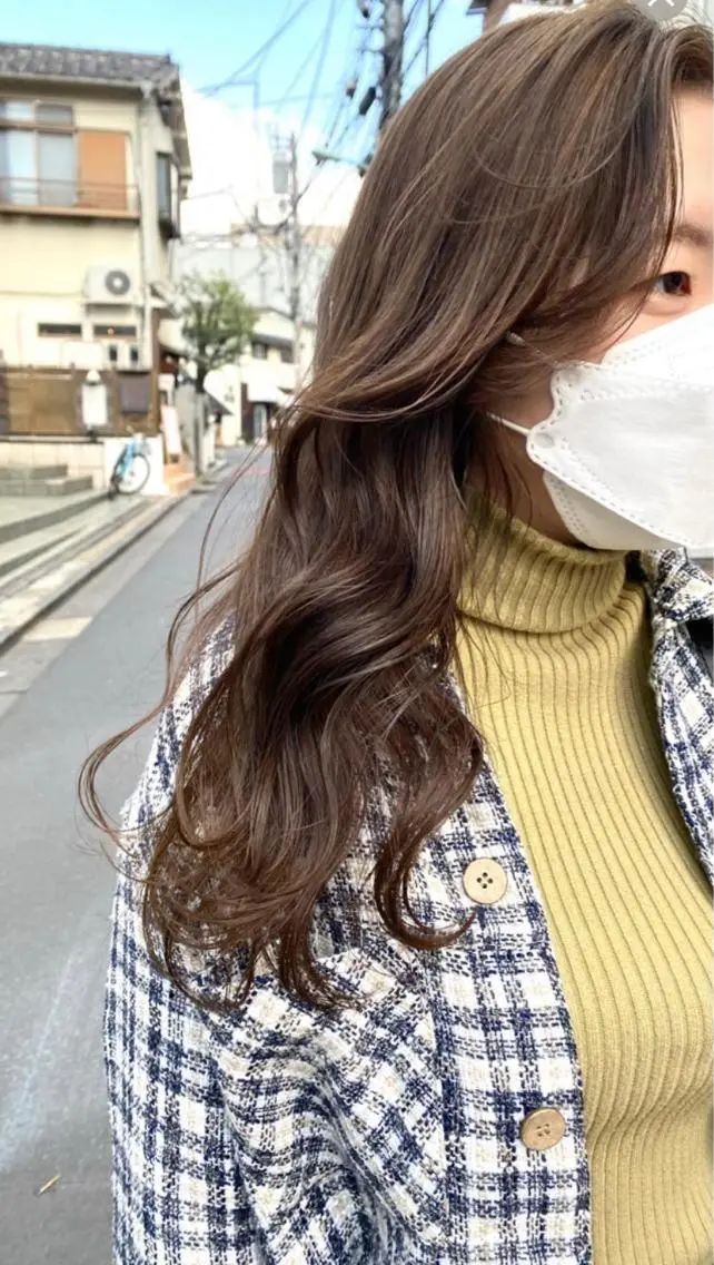 ロング カラー ヘアカラー タカノ ノゾミのヘアスタイル