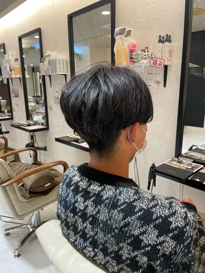 ショート カラー メンズ 本店店長☆ 前原海翔のヘアスタイル