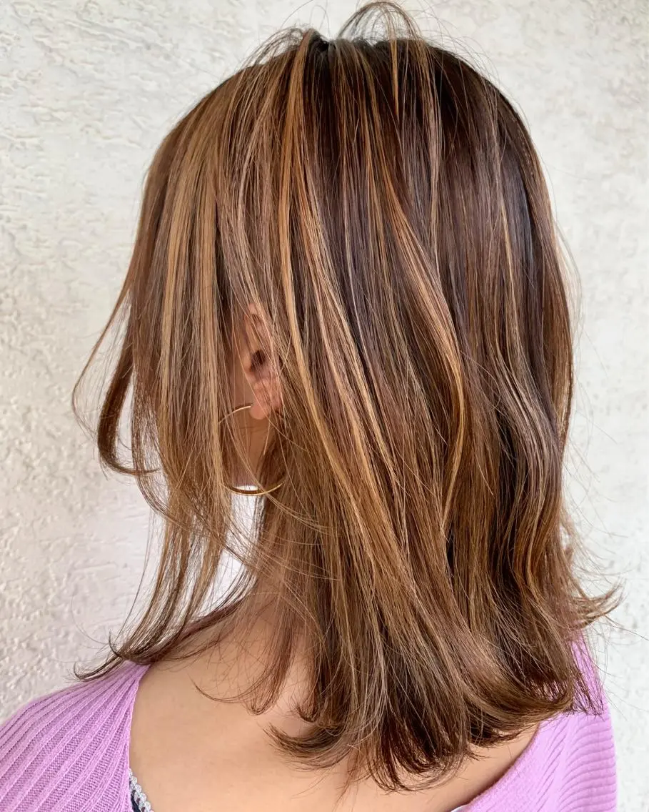 ミディアム カラー flocci🌙 フロクシのヘアスタイル