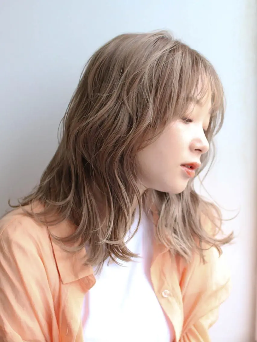 ミディアム カラー ROW 札幌のヘアスタイル