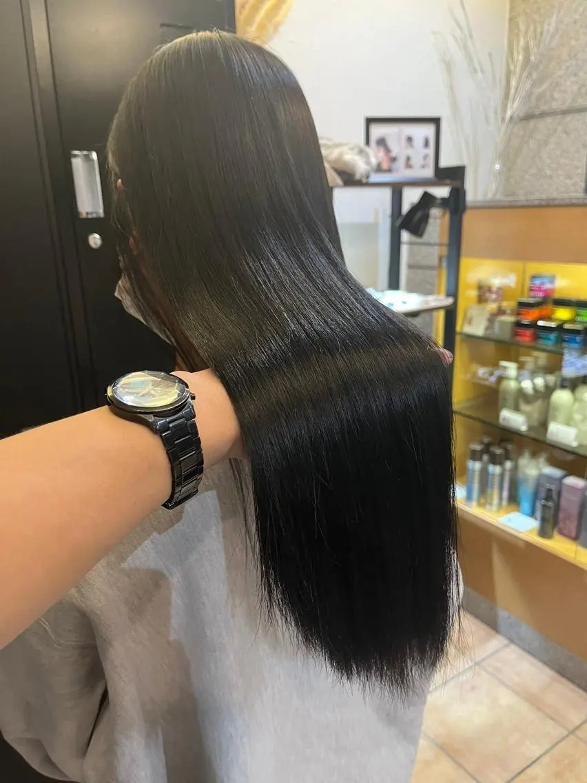 ロング カラー ダブルカラー グラデーションカラー ハイライトカラー イルミナカラー インナーカラー カット 縮毛矯正 BUCKS【天王寺】 バックス【駅30秒】のヘアスタイル