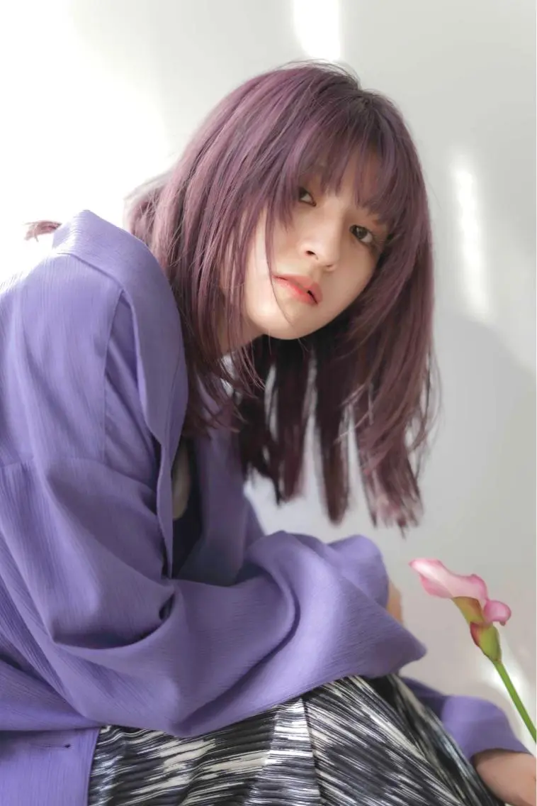 ミディアム 永田 崇のヘアスタイル