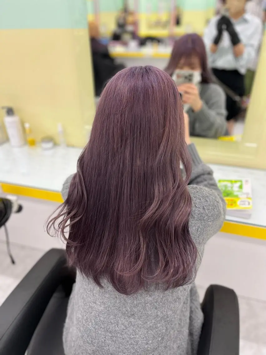 セミロング カラー パーマ ヘアアレンジ メンズ キッズ ネイル マツエク・マツパ アイブロウ 💖似合わせカラー レイヤー💖縮毛矯正のヘアスタイル