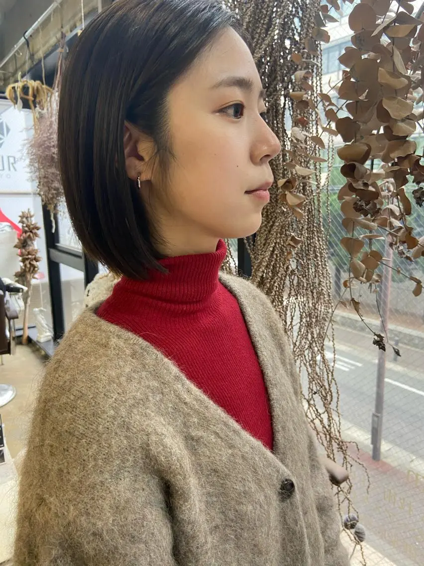 ショート カラー ボブ 松尾太樹 【pia】福岡美容室のヘアスタイル