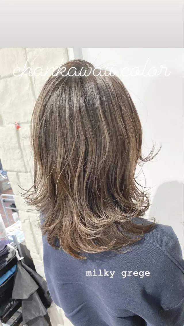 ミディアム カラー 川合 勇気のヘアスタイル