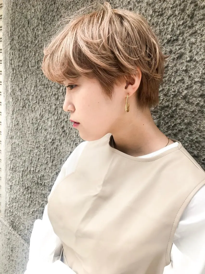 ショート カラー 🧡色落ちまで2度 楽しめる🧡ヨシキのヘアスタイル