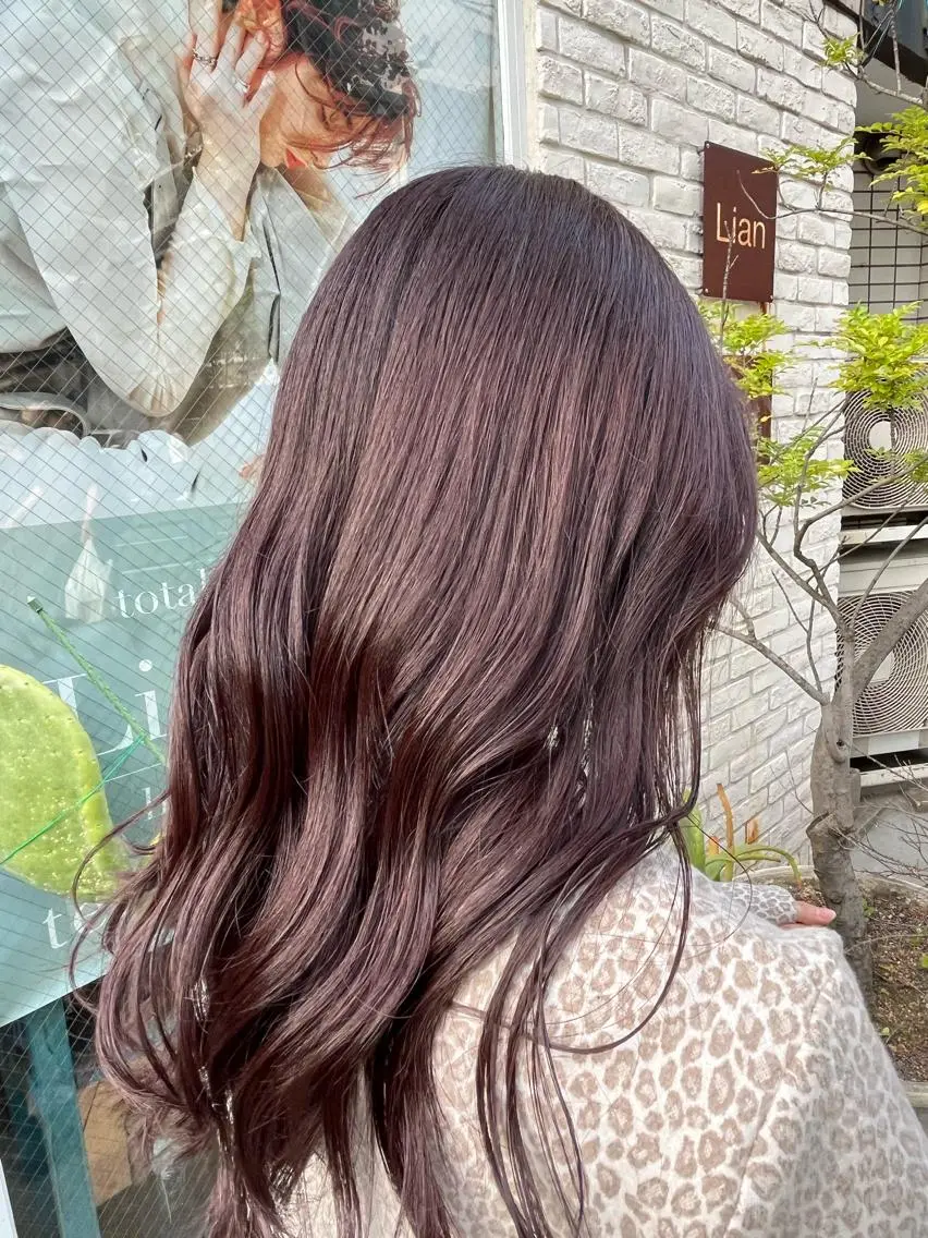 カラー 🩷ྀི暖色カラー 🫧ྀིススマゴチヨのヘアスタイル