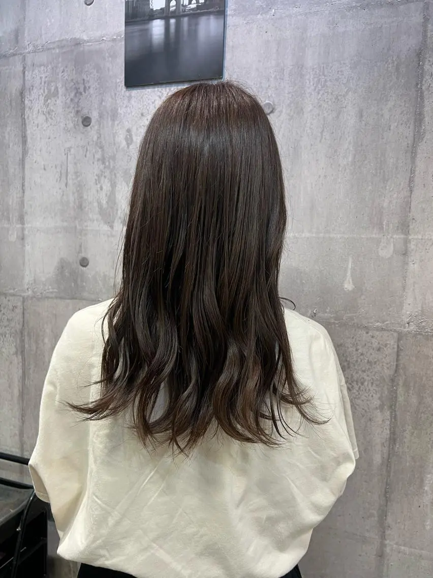 ロング カラー ブラウンカラー 和田 真由子のヘアスタイル