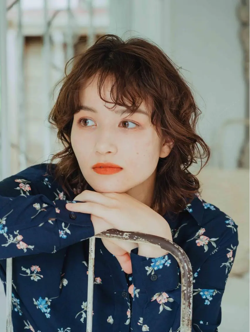 ミディアム カラー ヘアアレンジ ヘアカラー 北九州美容室 🕊️わかな✂︎のヘアスタイル