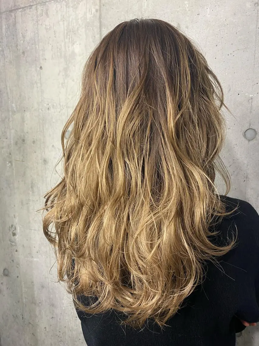 ロング カラー 再現性No.1ヘア ごーた立川のヘアスタイル
