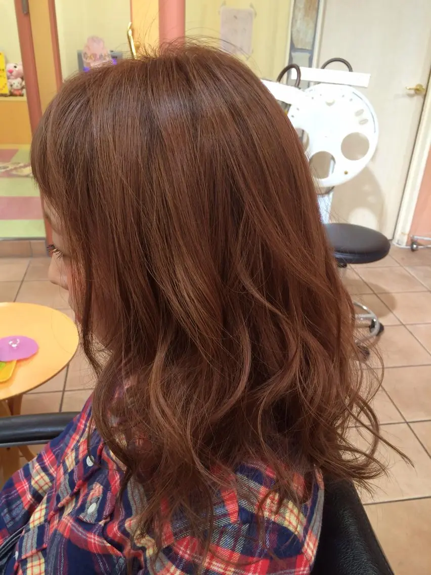 ミディアム セミロング ロング カラー ハイライトカラー ハイライト カラー/髪質改善スペ シャリスト宮本 伸一のヘアスタイル